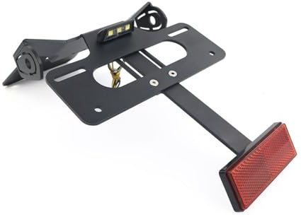 License Number Plate Frame Holder Bracket Compatible With Kawasaki Z650RS 2021 2022 2023 Motorcycle Rear Tail Tidy Fender Eliminator