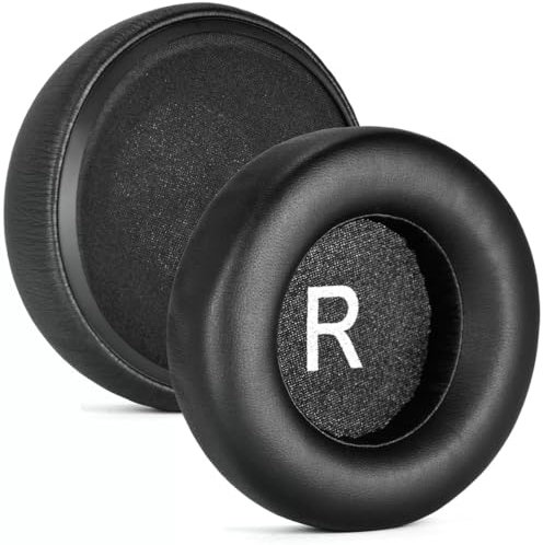 Ersatz-Ohrpolster, kompatibel mit Beyerdynamic MMX 150 MMX100 Headset-Reparaturteilen, schwarzes Leder