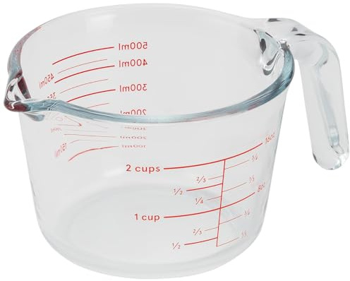 Judge Kitchen Measuring Jug - 500ml, Borosilicate Glass, Heat-Resistant & Dishwasher Safe