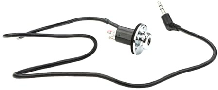 INOOMP Guitar Output End Pin Jack Socket Female to Male Cable Connector for Acoustic Guitar High Sensitivity Tone Construction Easy Installation