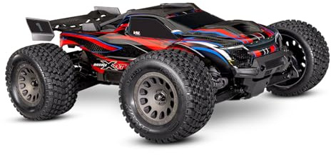 TRAXXAS MINI-XRT 3S-Power 4x4 rot 1/16 Monster-Truck RTR Brushless, HD-Teile, mit 2S Lipo/Lader