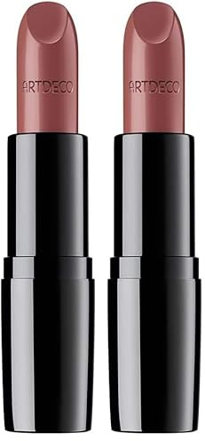 ARTDECO Perfect Color Lipstick - für unwiderstehlich glänzende und langanhaltende Farbbrillanz - 1 x 4 g (Packung mit 2)