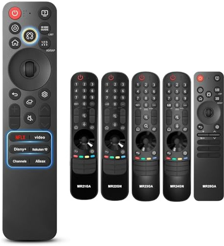 Mando a Distancia LG-Magic-TV-Remote-Control, Repuesto para LG Smart TV | Universal para LG NanoCell OLED EVO QNED QLED UHD TV, para MR21, MR22, MR23 y MR24 MR25, Búsqueda por voz,6 accesos directos