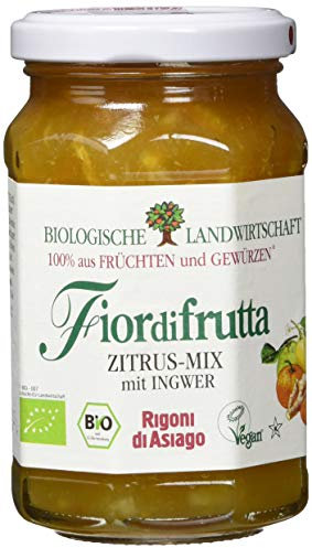 Rigoni di Asiago Fiordifrutta - Fruchtaufstrich - Zitrus-Ingwer Mix Bio, 1er Pack (1 x 260 g)