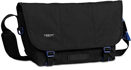 Timbuk2 Unisex Erwachsene (Luggage Only), leichte Flugkuriertasche, Unisex, Erwachsene (nur Gepäck), 1080, Jet Black/Blue Wish, XS