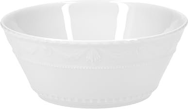 KPM Berlin KURLAND Müslischale, Porzellanschale, Bowl Schüssel Porzellan, 0,45l, handmade, weiß in Geschenkkarton