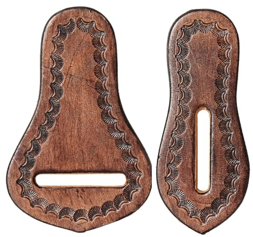 HILASON Western Saddle Repair Leather 1 Latigo Carrier Girth Holder Brown