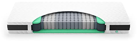 verapur Classik TFK Fresh Matratze I 120 x 200 cm I 21 cm hoch I Härtegrad H2 I 50-80Kg I Klimaband I 7-Zonen I Allergiker geeignet I ÖKO-Tex I Waschbarer Bezug I Made in Germany