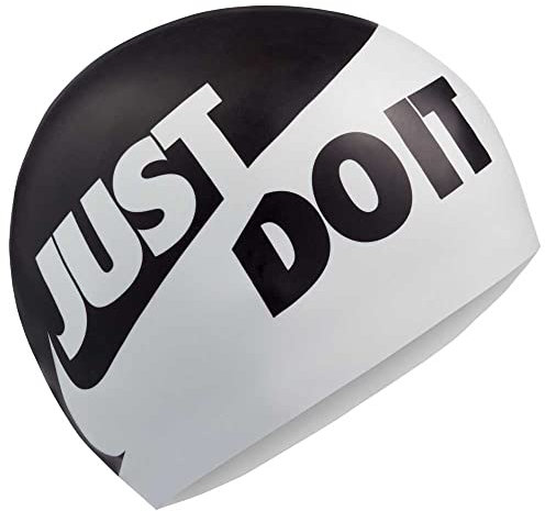 NIKE Cuffia da nuoto in silicone, unisex, per adulti, unisex, NESS9164, nero, taglia unica
