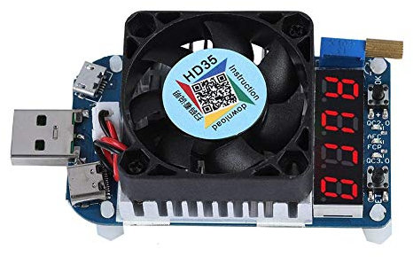 Voltage Flow Meter, 4-Digit LED Digital Display Discharge Battery Tester, for Mobile Phone Phone Repair