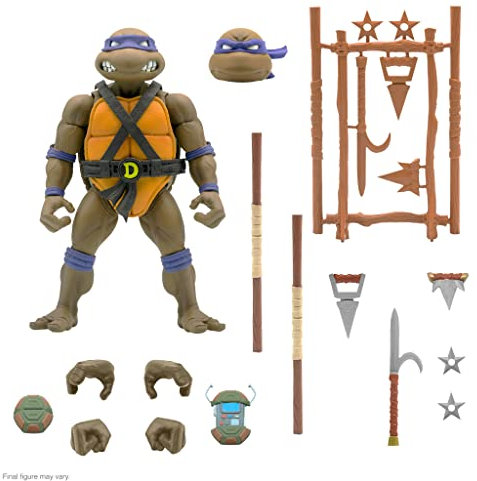 Super7 - Teenage Mutant Ninja Turtles Ultimates: Donatello Actionfigur, Mehrfarbig