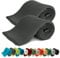 KiGATEX 2er Pack Polar Fleecedecke Uni - Tagesdeckenset - Sofaüberwurf - 130x160 cm - ca. 420g pflegeleicht – Oeko-Tex Zertifiziert - Grau