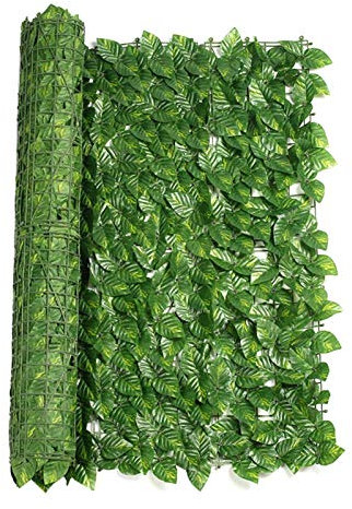 Hiedra Artificial, Plantas Artificiales Decorativas, Jardines Verticales Enredaderas Plastico Guirnalda Hojas VerPlanta, Cribado para Interior Exterior Boda Pared Jardín Valla Oficina
