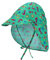 LACOFIA Sombrero de Playa de protección Solar para bebé Gorro de Verano de Solapa Ajustable Super Suave para niños Hipocampo 6-18 Meses
