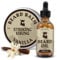 Striking Viking Beard Oil and Balm - Leave in Beard Conditioner - Zähmt, stylt, erweicht & befeuchtet Bärte & Schnurrbärte - Natürlichen Argan- und Jojobo-Öl (30g / 30ml, Vanille)