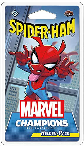 Fantasy Flight Games, Marvel Champions: LCG – Spider-Ham, Helden-Erweiterung, Expertenspiel, Kartenspiel, 1-4 Spieler, Ab 14+ Jahren, 60+ Minuten, Deutsch, Mehrfarbig, Bunt