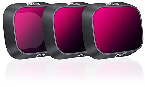 Mini 3 Pro Kamera Objektiv Filter, RIGINADO Mehrfach Beschichtete Polarisator ND Filter Set 3er Stück, Kameraobjektiv für Das DJI Mini 3 Pro Zubehör (ND16, ND64, ND256) (Aluminium-Version)