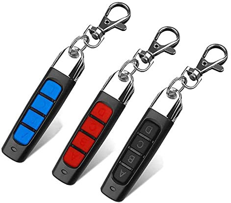 4 in 1 Remote Control Duplicator, Wireless Remote Control Duplicator, Garage Door Opener Remote Control, 4 Button Duplicate Remote Control, Universal Car Duplicator Lock Car Keychain