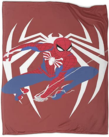 UNDERZY Spider-Man Kuscheldecke Fleecedecke 50x60inch(127x152cm) Peter Parker Decke Wohndecken 3D Druck Weichen Kuscheldecke Flauschig Fleecedecke Als Sofadecke Couchdecke Für Mädchen Jungen