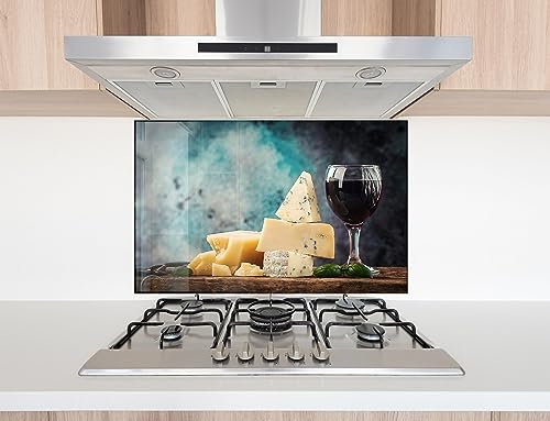 Myphotostation.com Küchenrückwand aus gehärtetem Glas, Herdrückwand, Küchenfliesen-Dekor, Herd-Rückabdeckung, Glas-Spritzschutz, für Herdplatte, gehärtete Glasplatte, Herdschutz, 100 Stück