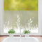 Sichtschutzfolie Schilf maritim Fensterfolie Fensterdeko Milchglasfolie, 120 cm hoch, 75 cm breit