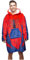 Disney Home Spiderman- Übergroße Hoodie Sweatshirt Decke mit Kapuze für Junge Kinder- Spiderman Oversized Sherpa Fleece Kapuzenpullover- 70x102 cm