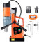 VEVOR - Trapano magnetico, diametro di 1550 W, 2922 lbf/13000N 500 RPM Pressa elettrica portatile con velocità variabile, perforatrice per qualsiasi superficie e miglioramento del