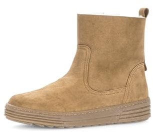 Gabor Damen Klassische Stiefeletten, Frauen Stiefeletten,Best Fitting,Lammfell,Warmfutter,reißverschluss,Stiefel,Lion (Natur),40 EU / 6.5 UK