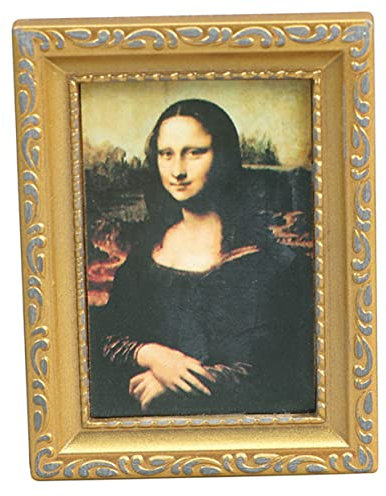 VICASKY Miniatur Ölmalerei Wandkunst Für Puppenhäuser Detailreiche Deko Für Miniaturliebhaber Wohnaccessoire Für Haus Und Büro