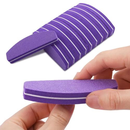 QEQSHQO 10 Piezas Pulidor Uñas Professionelle,Esponja de Grano 100/180,Mini Bloques de Buffer de Uñas,Taco Pulidor Uñas Doble Cara Grano,Waschbar y Doppelseitige para Uso Profesional y en Casa