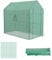 Outsunny Bâche de Remplacement pour Serre de Jardin 140 x 213 x 190 cm Film de Remplacement pour Serre avec fenêtre et Porte à Fermeture éclair Anti-UV Protection des Plantes pour Le Jardin Vert