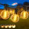 SAEIHGAE Guirnaldas de Luces Exterior Jardin LED 45M G40 Bombillas LED Cadena de Luz 150ft Guirnaldas Luminosas Exteriores Outdoor con Mando a Distancia para Patio Fiesta Terraza