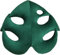 JEKAVA Plüsch Blatt Kissen, 50cm 3D Kissen in Blattform Frische Grün Aesthetic Weiches Heilendes Leben Sitzkissen für Zimmer Sofa Auto Terrasse Gartendeko (Monstera deliciosa)