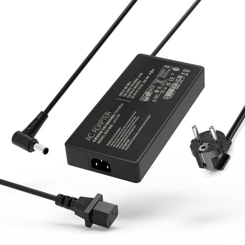 Netzteil AC Slim 330 W für Asus ROG Strix Scar 16 17 18 G18 G634JY G634JZ G733PZ G733PY G733 G733CX G814JZ G814JI G834JY Zephyrus Duo 16 GX6500 PZ GX650 PY A22-330P1A