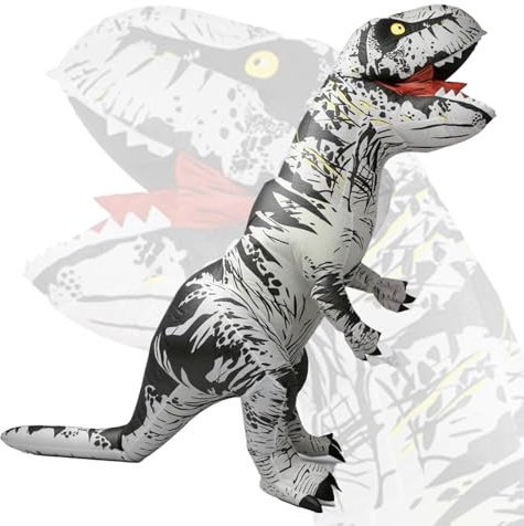Eayaele Aufblasbare T-rex Kostüme Aufblasbare Dinosaurier Kostüm Erwachsene Tyrannosaurus Rex Anzug Karneval Party Dino Kostüm Männer Frauen