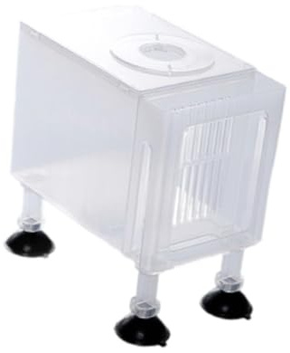 SUIOPPYUW Small Pond Fountain Pump Cover Prevents Fish And Sand Compromising Water Pump Integrity For Healthier Pond Conditions Aquarium Filter Box Fish Tank Accessories, White, L