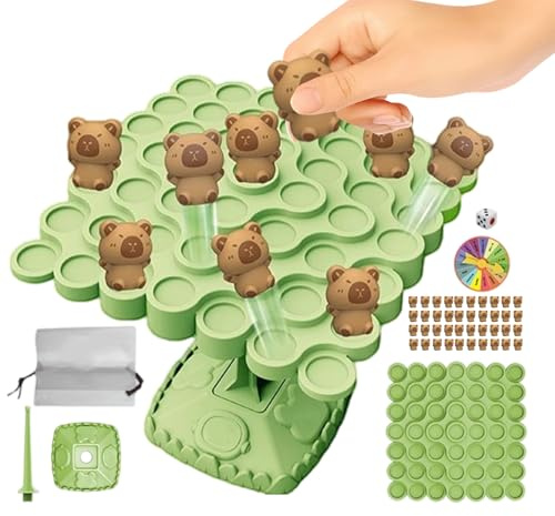 Nuyhadds Gleichgewichtsspiel - Interaktiver Spieltisch für zwei Spieler, Balance-Spiele, für Erwachsene Familie Eltern-Kind Geburtstag Kinder Kindergarten und Kindergarten Jungen und Mädchen