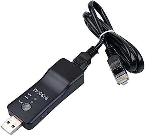 Network Adapter for TV, Wireless Wifi Adapter, UWA BR100 USB LAN WLAN USB Network Adapters Dual Band Wireless