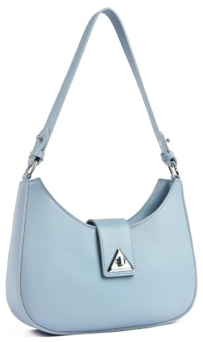 Travistar Handtasche Damen Elegant Schultertasche Blau Hobo Bag Y2k