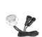 INDARUN RGB Led Decking Lights Waterproof IP67 0.5W Ø30MM - Lighting for Terrace/Patio/Path/Wall/Garden/Decoration