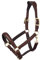 LeMieux Anatomic Leather Headcollar Anatomisches Lederhalfter, braun, Volle Größe