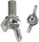 FASTON® Flügelschrauben M5x16 amerikanische Form Edelstahl A2 V2A (2 Stück) ähnl. DIN 316 Flügelschraube Flügel Schraube Maschinengewinde Gewindeschrauben