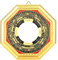 Bagua Spiegel, traditioneller chinesischer Feng Shui Spiegel Konvexer Konkavspiegel Exorzismus Amulett Magischer Spiegelschutz Lucky Craft(13.5Convex)