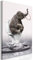 murando - Wandbilder XXL Elefant 80x120 cm 1 tlg - Wand Deko Vlies Leinwand Bilder Groß Wanddeko Wohnzimmer Schlafzimmer Kunstdrucke - Tiere Abstrakt Zirkus Toilette g-C-0346-b-a