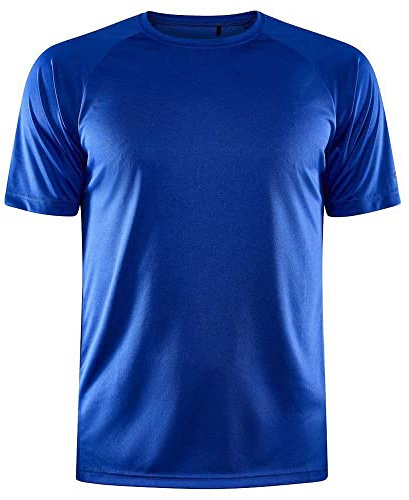 Craft CORE Unify Training Tee M Club Cobolt M - Funktionsshirt Herren Kurzarm, Sportshirt, atmungsaktiv, schnelltrocknend, recyceltes Material, Fitnessshirt, Running Shirt, Trainingsshirt
