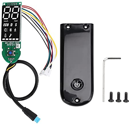 Digital Tachometer, LCD-Display mit Hintergrundbeleuchtung, Bluetooth Digitalanzeige Armaturenbrett für Elektroroller, City-Commuter und Freizeitfahrten