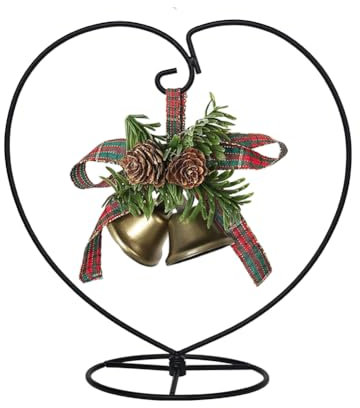 Fosinz Ornament Display Stand Iron Hanging Stand Holder Hooks for Hanging Glass Globe Air Plant Terrarium Ball Christmas Ornament Home Wedding Decoration