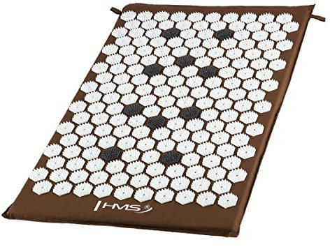 HMS Unisex – Erwachsene AKM09 Akupressurmatte, Braun, 66 x 41 cm
