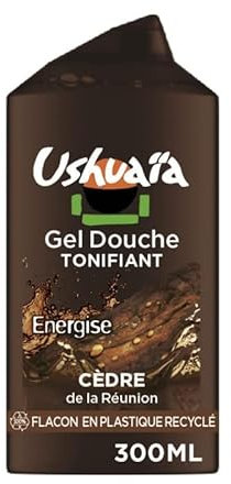 USHUAIA - Douche Cedre Tonifie 300Ml - le Lot De 4