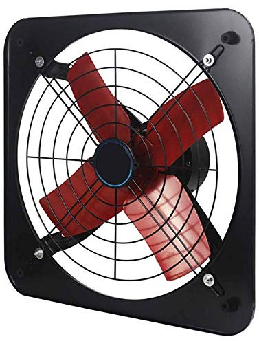 CAZARU Ventilador de Escape de Cocina de 12 Pulgadas, Ventilador de Ventana de Pared, Extractor Fuerte, Ventilador de ventilación de baño para el hogar, soplador Industrial